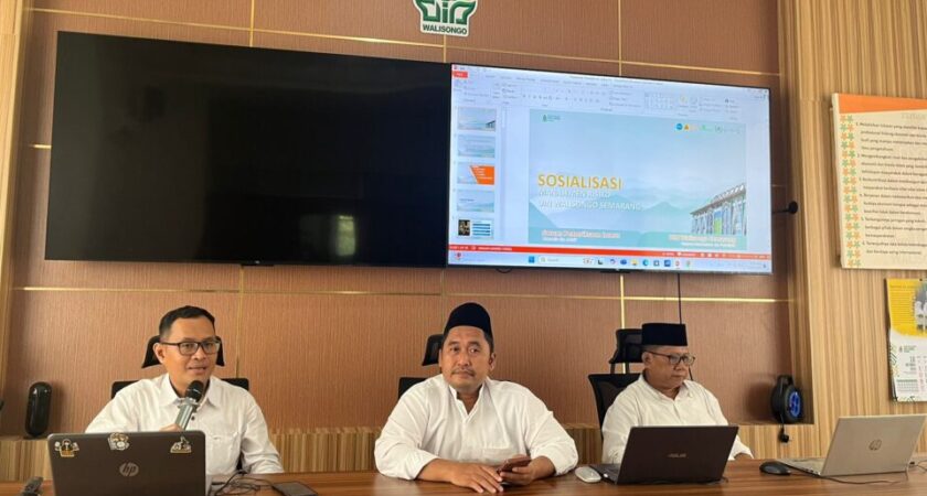 SPI UIN Walisongo Semarang menyelenggarakan Roadshow Putaran Pertama Sosialisasi Pengendalian Gratifikasi dan Implementasi Manajemen Risiko di Fakultas Ekonomi dan Bisnis Islam